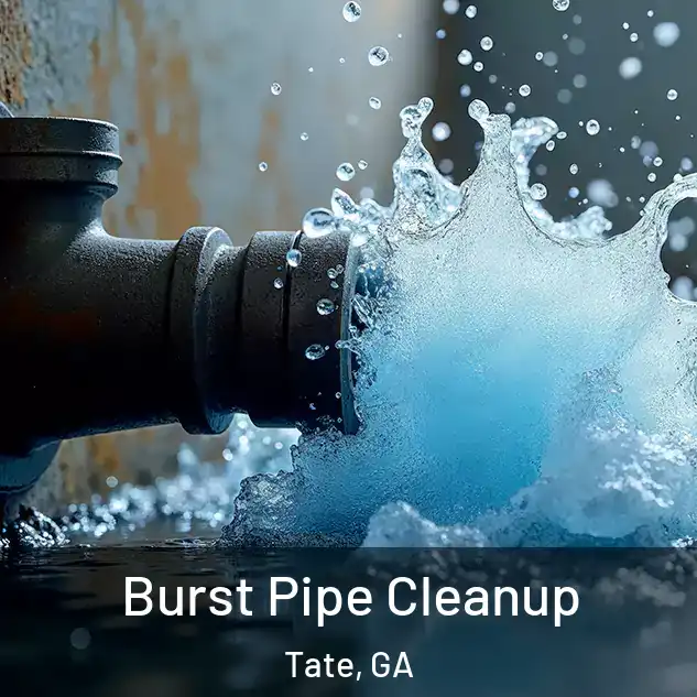  Burst Pipe Cleanup Tate, GA