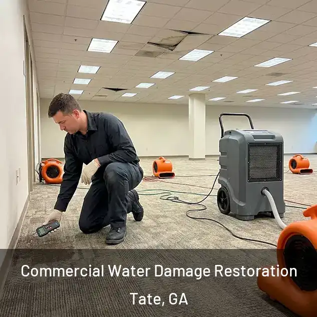  Commercial Water Damage Restoration Tate, GA