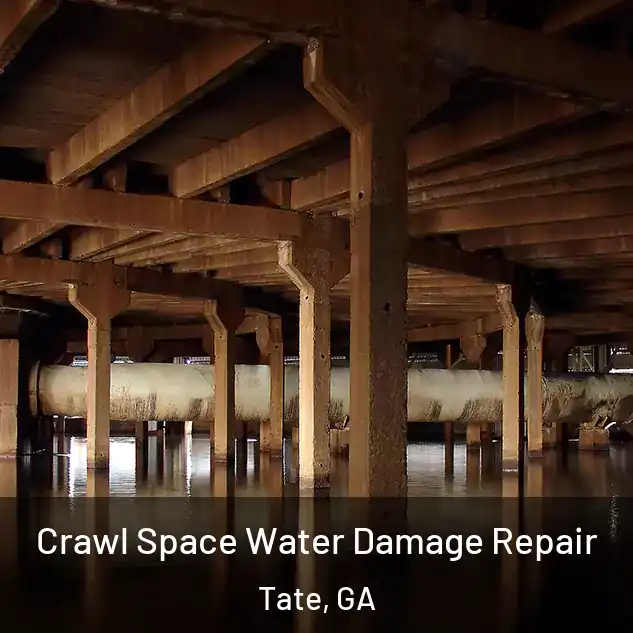  Crawl Space Water Damage Repair Tate, GA