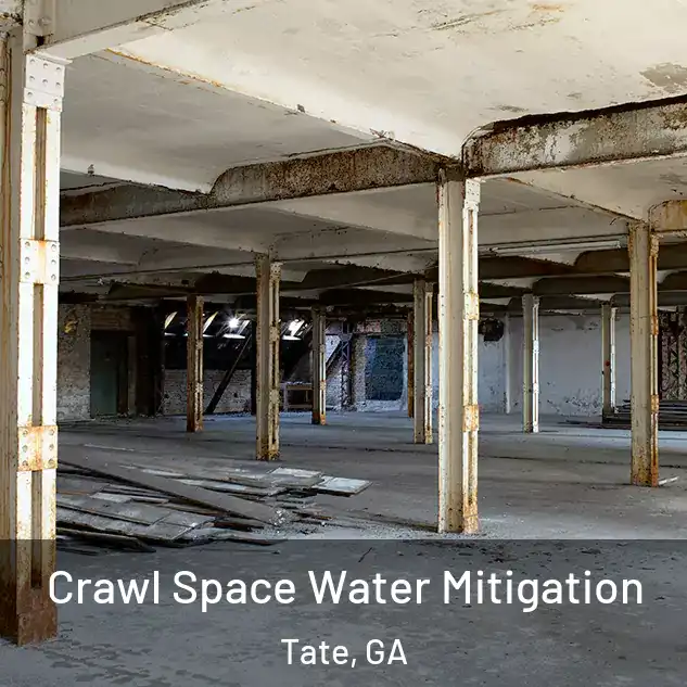  Crawl Space Water Mitigation Tate, GA