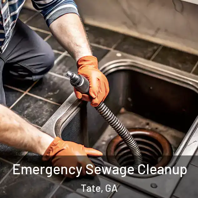  Emergency Sewage Cleanup Tate, GA