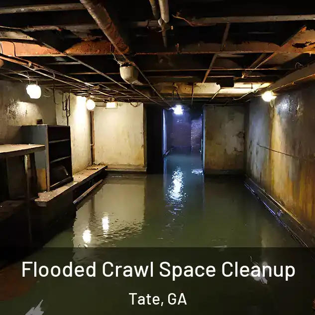  Flooded Crawl Space Cleanup Tate, GA