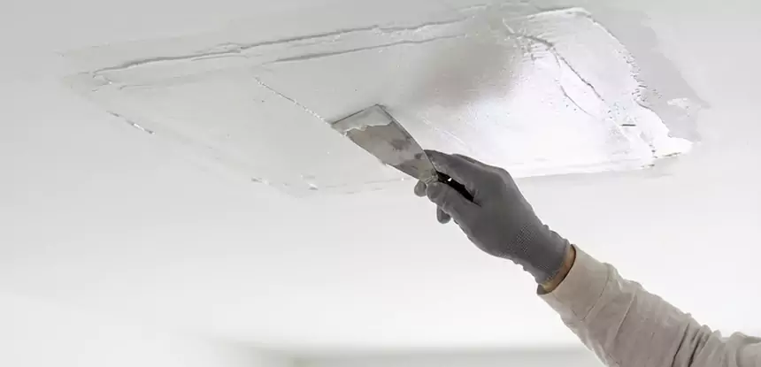 Ceiling Sagging Water Damage Repair Tate