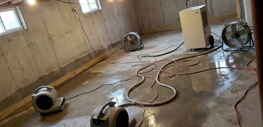 Large-Scale Water Damage Cleanup in Tate