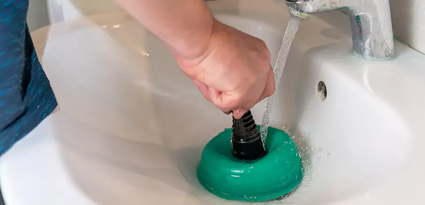 Sink Standing Water Blockage Removal in Tate