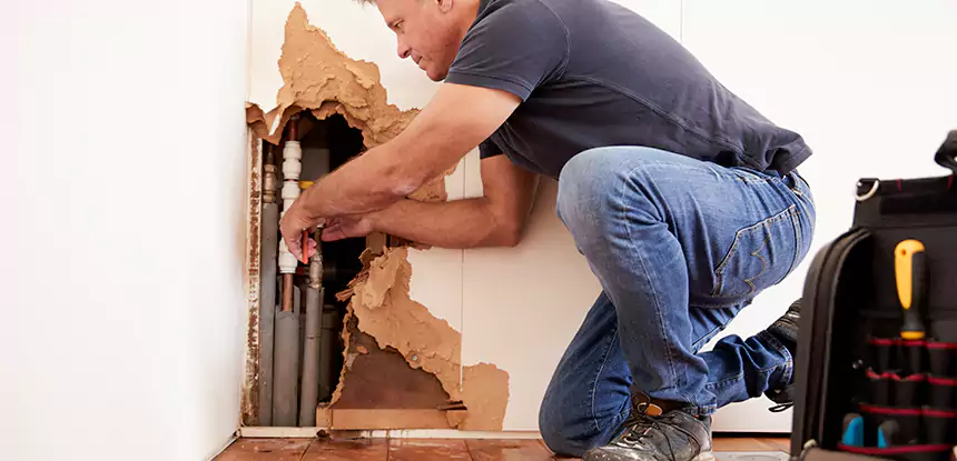 Broken Pipe Water Damage Repair in Tate