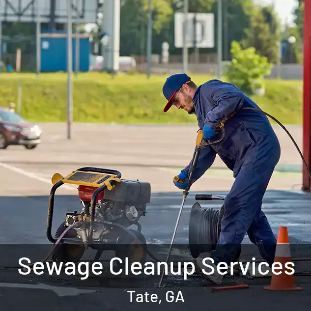  Sewage Cleanup Services Tate, GA
