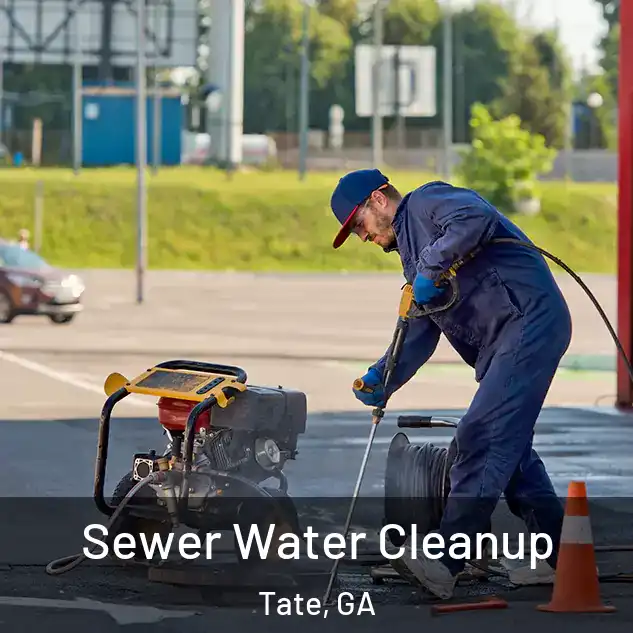  Sewer Water Cleanup Tate, GA