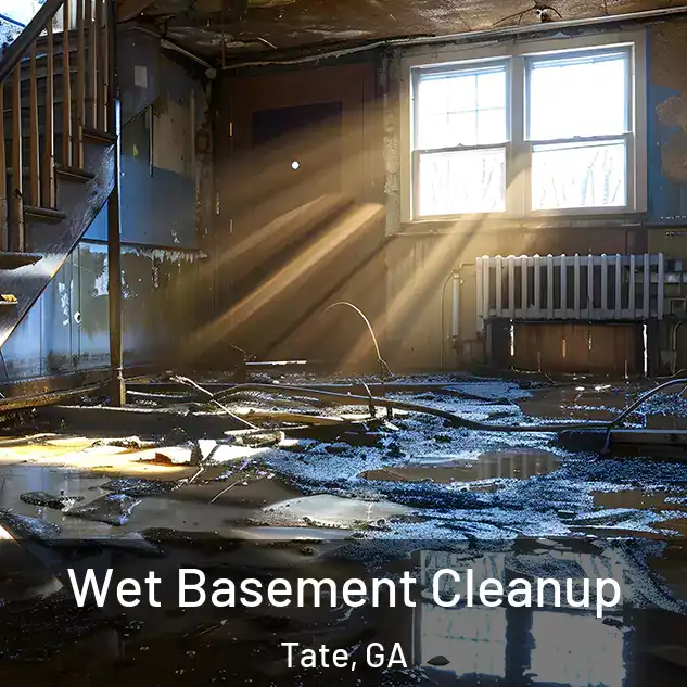  Wet Basement Cleanup Tate, GA